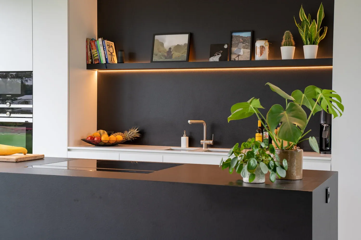 Open keuken in eik